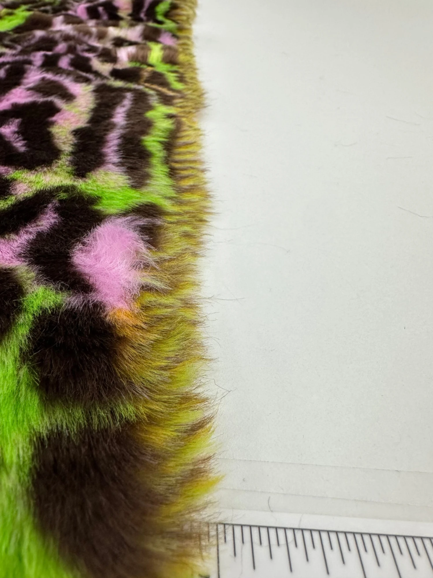 Green Leopard Short Pile Faux Fur Fabric By The Yard 7 Green Leopard Short Pile Faux Fur Fabric By The Yard - Image 5