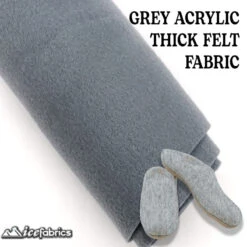 Ice Fabrics Acrylics Felt Fabric By The Roll ( 20 Yards) Wholesale -Luxtex Store GreyAcrylicThickFeltFabric 7 8b48934b 0511 46a3 beda 576c921b81f7