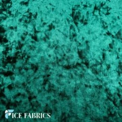 Hunter Green Stretch Crushed Velvet Fabric -Luxtex Store HunterGreenStretchCrushedVelvetFabric3