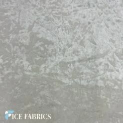 Ivory Stretch Crushed Velvet Fabric -Luxtex Store IvoryStretchCrushedVelvetFabric3