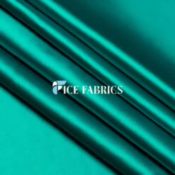 Jade Luxury Silk Stretch Satin Fabric
