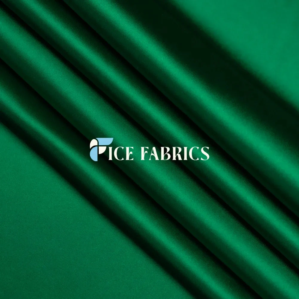 Kelly Green Luxury Silk Stretch Satin Fabric 3 Kelly Green Luxury Silk Stretch Satin Fabric