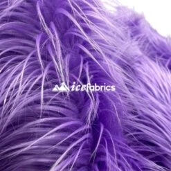 Lavender Shaggy Mohair Long Pile Faux Fur Upholstery Fabric -Luxtex Store Lavender3 1