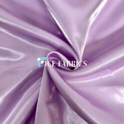 Lavender Reflective Liquid Crystal Silky Satin Fabric