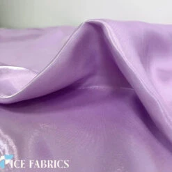 Lavender Reflective Liquid Crystal Silky Satin Fabric -Luxtex Store LavenderReflectiveLiquidThickSilkySatinCrystal3