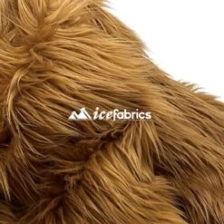 Light Brown Shaggy Mohair Long Pile Faux Fur Upholstery Fabric 8 Light Brown Shaggy Mohair Long Pile Faux Fur Upholstery Fabric -Luxtex Store LightBrown3
