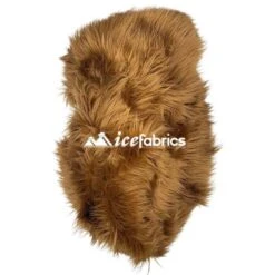 Light Brown Shaggy Mohair Long Pile Faux Fur Upholstery Fabric 9 Light Brown Shaggy Mohair Long Pile Faux Fur Upholstery Fabric -Luxtex Store LightBrown4