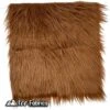 Light Brown IceFabrics Square Shaggy Long Pile Faux Fur Fabric -Luxtex Store LightBrownIceFabricsSquareShaggyLongPileFauxFurFabric 1
