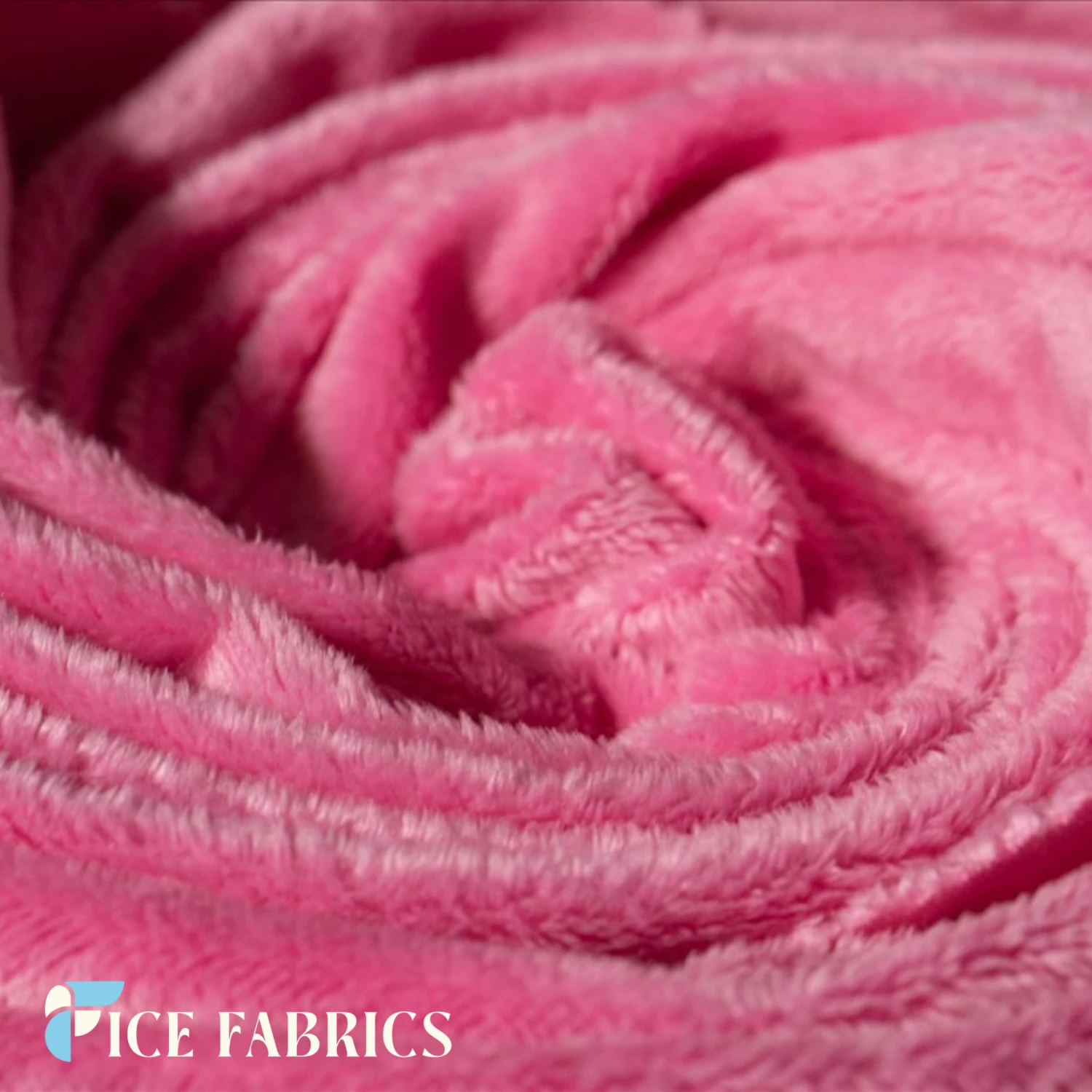 Pink Ultra Soft 3mm Minky Fabric Faux Fur 4 Pink Ultra Soft 3mm Minky Fabric Faux Fur - Image 2