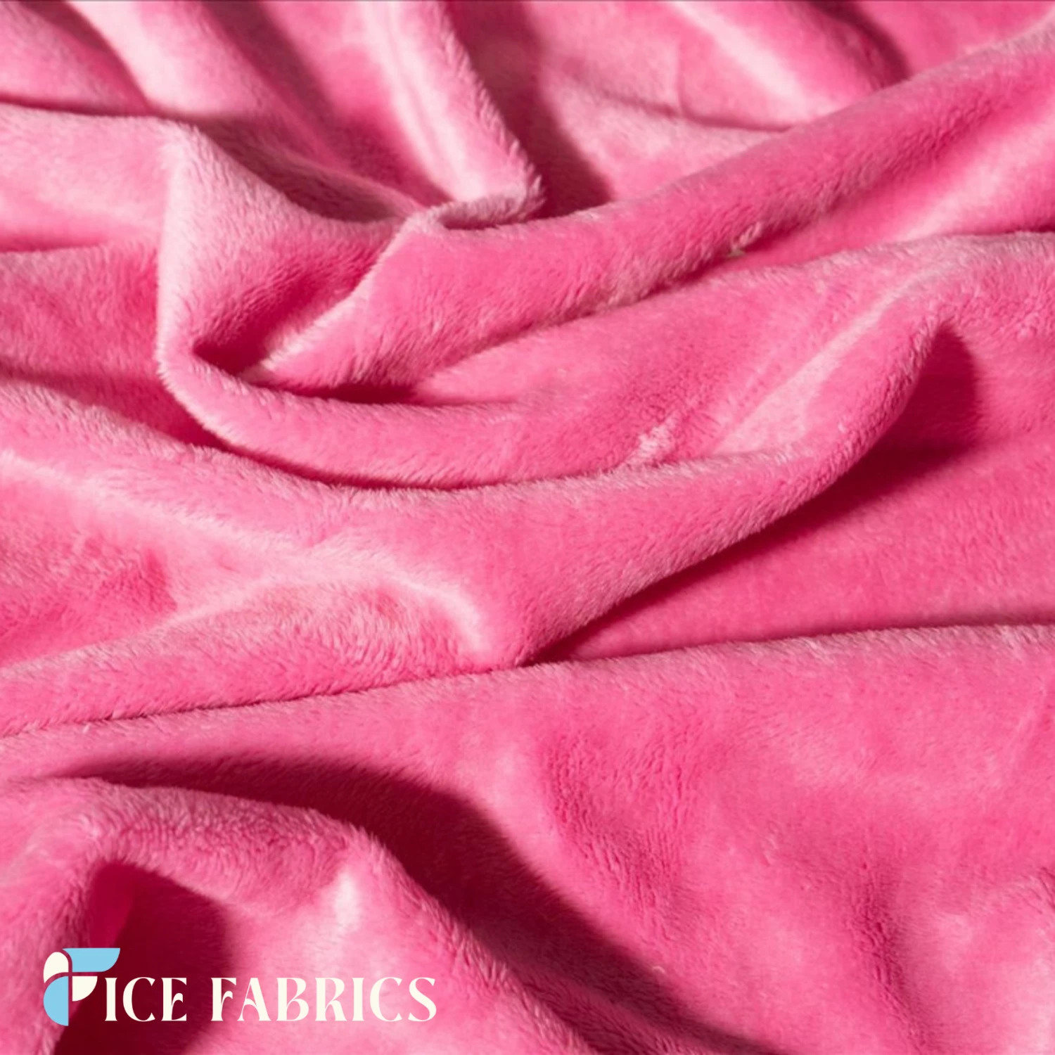 Pink Ultra Soft 3mm Minky Fabric Faux Fur 5 Pink Ultra Soft 3mm Minky Fabric Faux Fur - Image 3