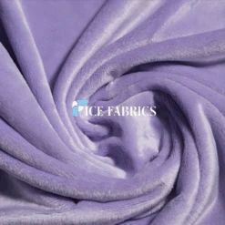 Lilac Solid Minky Fabric By The Yard