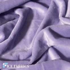 Lilac Ultra Soft 3mm Minky Fabric Faux Fur -Luxtex Store LilacSmoothSolidMinkyFabric3 2