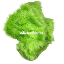 Lime Green Shaggy Mohair Long Pile Faux Fur Upholstery Fabric -Luxtex Store LimeGreen4 73d1b74a 986e 4024 bc5d 1765800a3daa 1