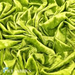 Lime Green Stretch Crushed Velvet Upholstery Fabric -Luxtex Store LimeGreenStretchCrushedVelvetFabric2 eefdf40c 0975 4a6f 8ffe fa075fe2be29