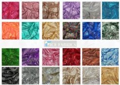 Luxurious Mesh Glitz Sequin Fabric By The Roll (20 Yards) Fabric Wholesale