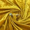 Mustard Gold Stretch Crushed Velvet Fabric By The Roll 1 Mustard Gold Stretch Crushed Velvet Fabric By The Roll -Luxtex Store MustardGoldStretchCurshedVelvetFabric1 1