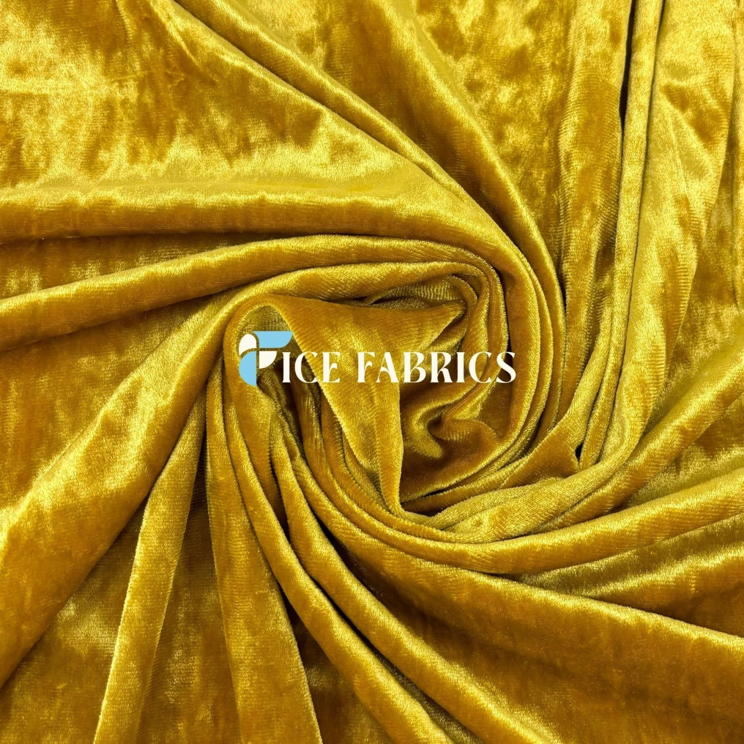 Mustard Gold Stretch Crushed Velvet Upholstery Fabric 3 Mustard Gold Stretch Crushed Velvet Upholstery Fabric