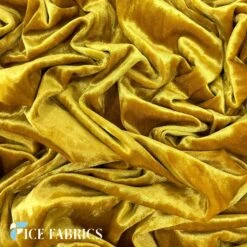 Mustard Gold Stretch Crushed Velvet Upholstery Fabric 14 Mustard Gold Stretch Crushed Velvet Upholstery Fabric -Luxtex Store MustardGoldStretchCurshedVelvetFabric2 4c408bf3 8ca1 43d1 b0e6 e63ee05585c4