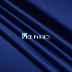 Luxury Silk Stretch Satin Fabric -Luxtex Store NavyLuxurySilkStretchSatinFabricThickSatin1