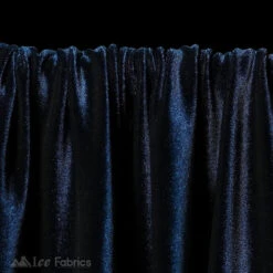 Navy Blue Soft And Smooth Stretch Velvet Upholstery Fabric -Luxtex Store Navy Blue Ice Fabrics Stretch Velvet Fabric Soft and Smooth 2 bfcab832 ab4b 4732 8a36 0a14c04fb5cd
