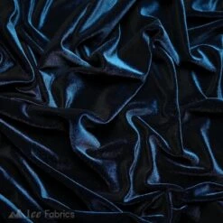 Navy Blue Soft And Smooth Stretch Velvet Upholstery Fabric -Luxtex Store Navy Blue Ice Fabrics Stretch Velvet Fabric Soft and Smooth 7 cf84b2c5 c3ac 45e4 a512 61feee9f68d1