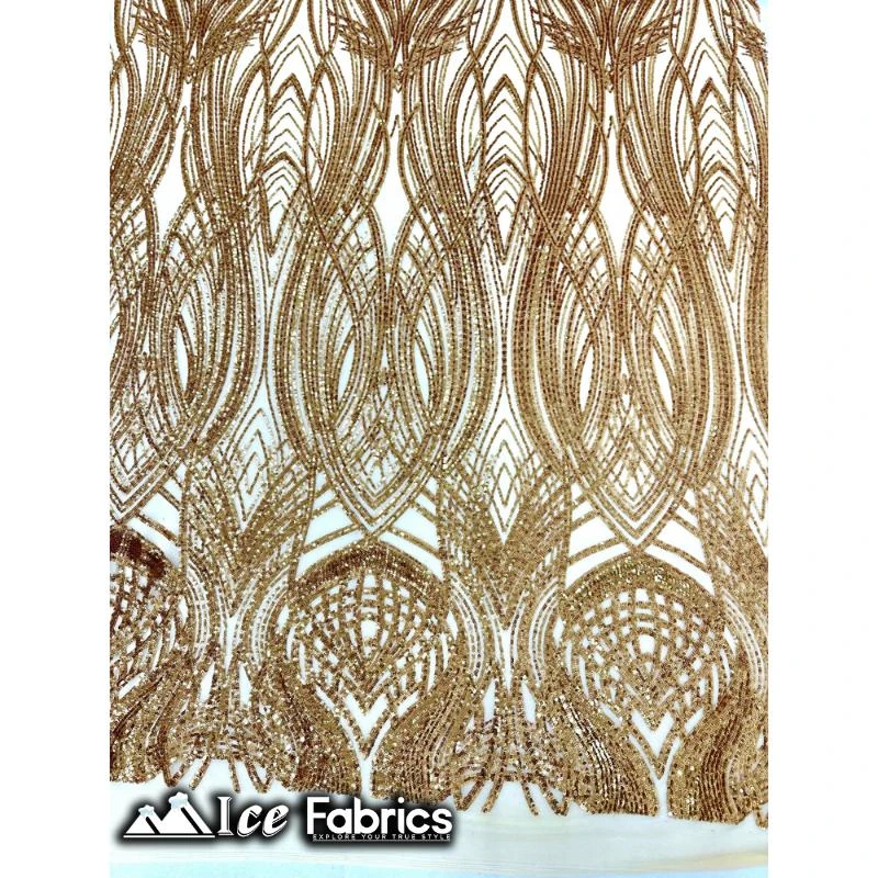 Peacock Sequin Fabric By The Yard 4 Way Stretch Spandex 16 Peacock Sequin Fabric By The Yard 4 Way Stretch Spandex - Image 14