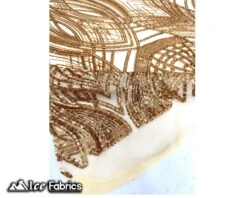 Peacock Sequin Fabric By The Yard 4 Way Stretch Spandex 38 Peacock Sequin Fabric By The Yard 4 Way Stretch Spandex -Luxtex Store PeacockSequinFabricByTheYard Gold4WaystretchSpandex 3