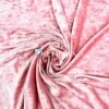 Pink Stretch Crushed Velvet Fabric By The Roll -Luxtex Store PinkStretchCrushedVelvetFabric1 1