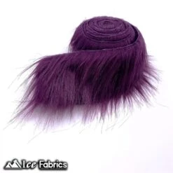 Plum Shaggy Mohair Strips Ribbon Faux Fur Fabric Pre Cut Roll -Luxtex Store PlumShaggyMohairStripsRibbonFauxFurFabricPreCutRoll 3 92c1518c f1ce 476a b152 2f6fe5afc3cf