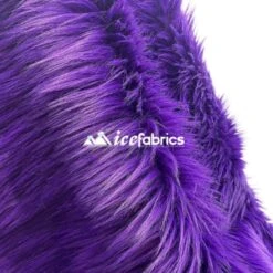 Purple Shaggy Mohair Long Pile Faux Fur Fabric By The Yard -Luxtex Store Purple3 4830cd25 ec53 4660 b4a5 3af4271c66ef