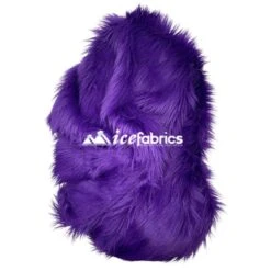 Purple Shaggy Mohair Long Pile Faux Fur Fabric By The Yard -Luxtex Store Purple4 c4e2b7bb 444e 4270 b7a3 53a70a9a62d9