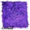 Purple IceFabrics Square Shaggy Long Pile Faux Fur Fabric -Luxtex Store PurpleIceFabricsSquareShaggyLongPileFauxFurFabric 1