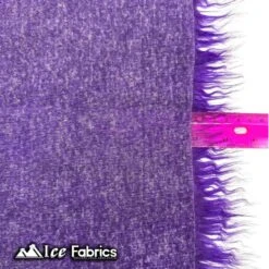 Purple IceFabrics Square Shaggy Long Pile Faux Fur Fabric -Luxtex Store PurpleIceFabricsSquareShaggyLongPileFauxFurFabric 4