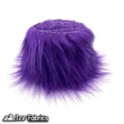 Purple Shaggy Mohair Strips Ribbon Faux Fur Fabric Pre Cut Roll -Luxtex Store PurpleShaggyMohairStripsRibbonFauxFurFabricPreCutRoll 2 60c494be fd72 46b5 9a1f aeea138cb451