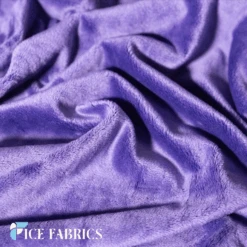 Dark Purple Ultra Soft 3mm Minky Fabric Faux Fur -Luxtex Store PurpleSmoothSolidMinkyFabric3 1