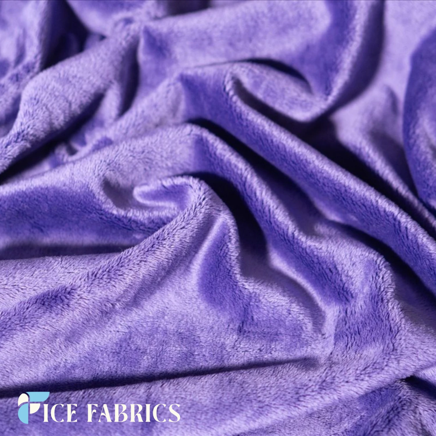 Dark Purple Rich Solid Minky Fabric By The Roll ( 20 Yards ) Wholesale Fabric 5 Dark Purple Rich Solid Minky Fabric By The Roll ( 20 Yards ) Wholesale Fabric - Image 3