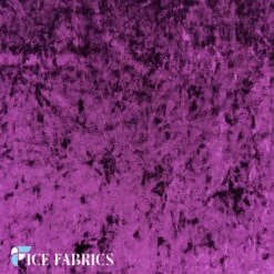 Purple Stretch Crushed Velvet Fabric -Luxtex Store PurpleStretchCrushedVelvetFabric3