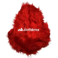 Red Shaggy Mohair Long Pile Faux Fur Fabric By The Yard -Luxtex Store Red4 39bfc4ca 3478 43e3 b70f 74e2bdbe984c