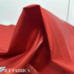 Red Reflective Liquid Crystal Silky Satin Fabric -Luxtex Store RedReflectiveLiquidThickSilkySatinCrystal3