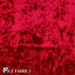 Red Stretch Crushed Velvet Upholstery Fabric -Luxtex Store RedStretchCrushedVelvetFabric3 09b89923 9fb0 4ad6 862b a801e17b2bdd