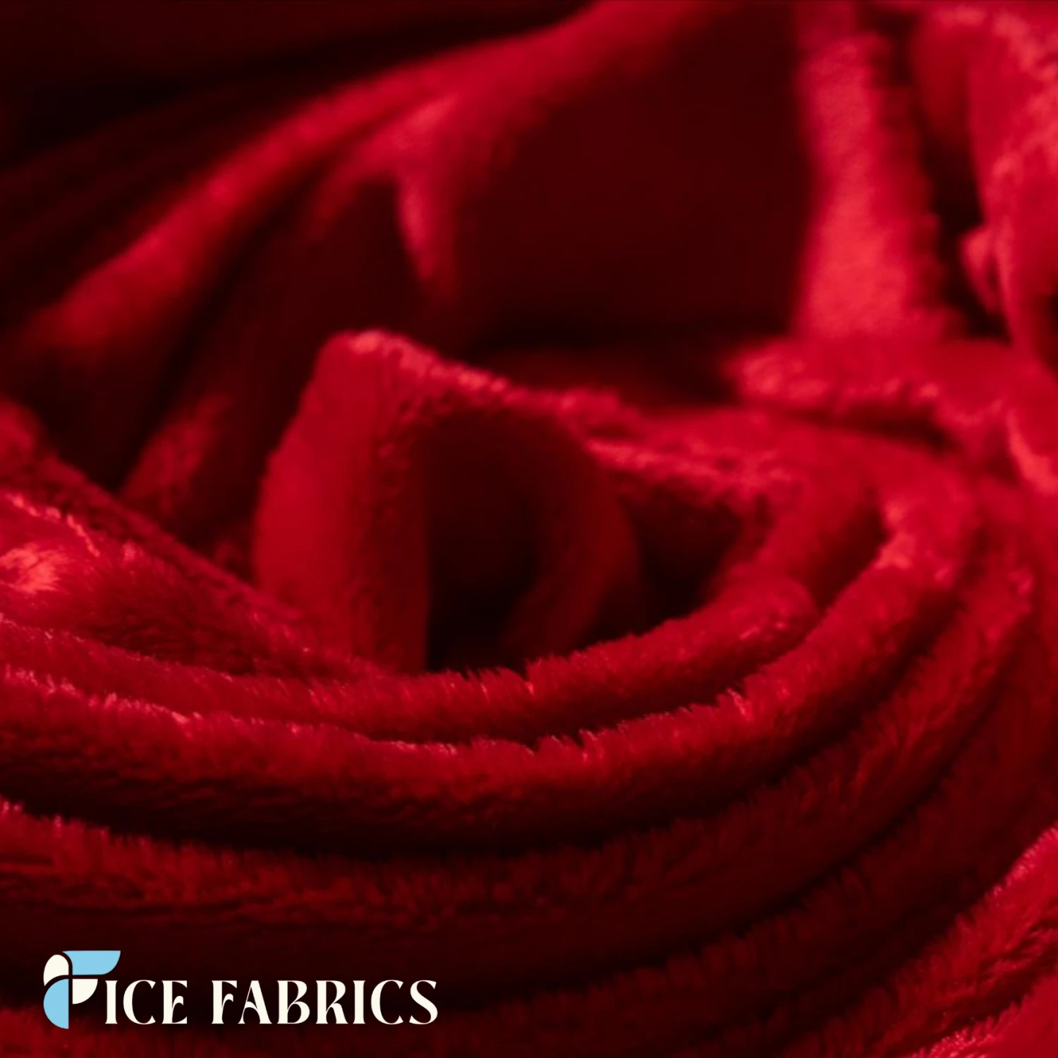 Red Ultra Soft 3mm Minky Fabric Faux Fur 4 Red Ultra Soft 3mm Minky Fabric Faux Fur - Image 2