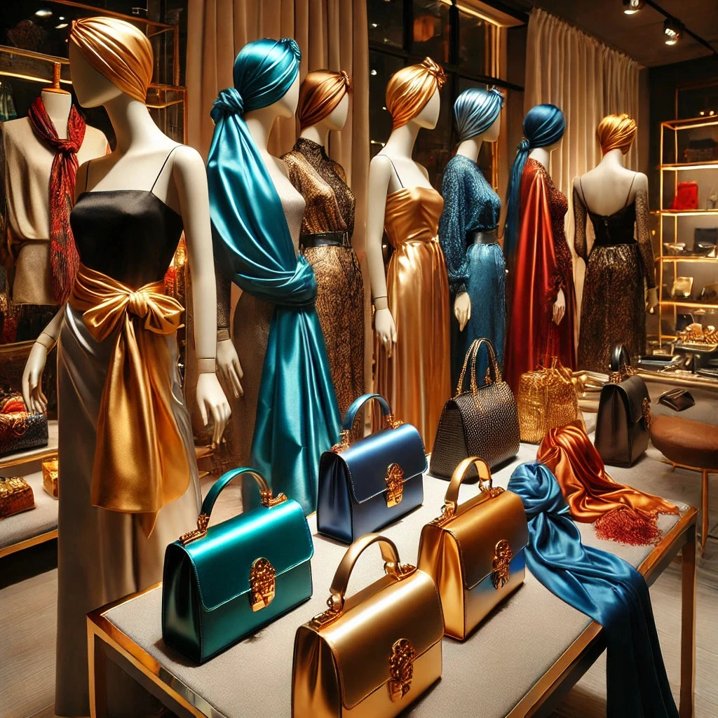 Lilac Reflective Liquid Crystal Silky Satin Fabric 6 Lilac Reflective Liquid Crystal Silky Satin Fabric - Image 4