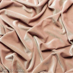 Rose Gold Soft And Smooth Stretch Velvet Upholstery Fabric -Luxtex Store Rose Gold Ice Fabrics Stretch Velvet Fabric Soft and Smooth 4 1279d3f8 1206 4bb1 8dc9 adad987855d6