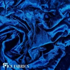Royal Blue Stretch Crushed Velvet Upholstery Fabric -Luxtex Store RoyalBlueStretchCrushedVelvetFabric2 eeff335f 30e0 49d8 a85f 0fd86c3bad8d