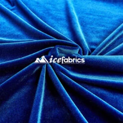 Royal Poly Spandex 4 Way Stretch Velvet Fabric/ Super Soft