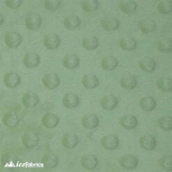 New Colors Dimple Bubble Polka Dot Minky Fabric -Luxtex Store Sage03