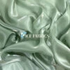 Sage Crystal Reflective Liquid Chiffon Fabric