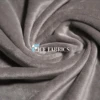 Grey Solid Minky Fabric By The Yard 1 Grey Solid Minky Fabric By The Yard -Luxtex Store SilverSmoothSolidMinkyFabric1 2