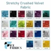 Stretch Crushed Velvet Upholstery Fabric -Luxtex Store Stretch Crushed Velvet Fabric Variant 1