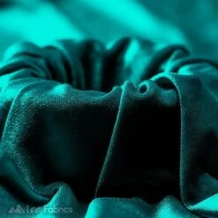 Teal Stretch Velvet Fabric Soft And Smooth -Luxtex Store Teal Ice Fabrics Stretch Velvet Fabric Soft and Smooth 3